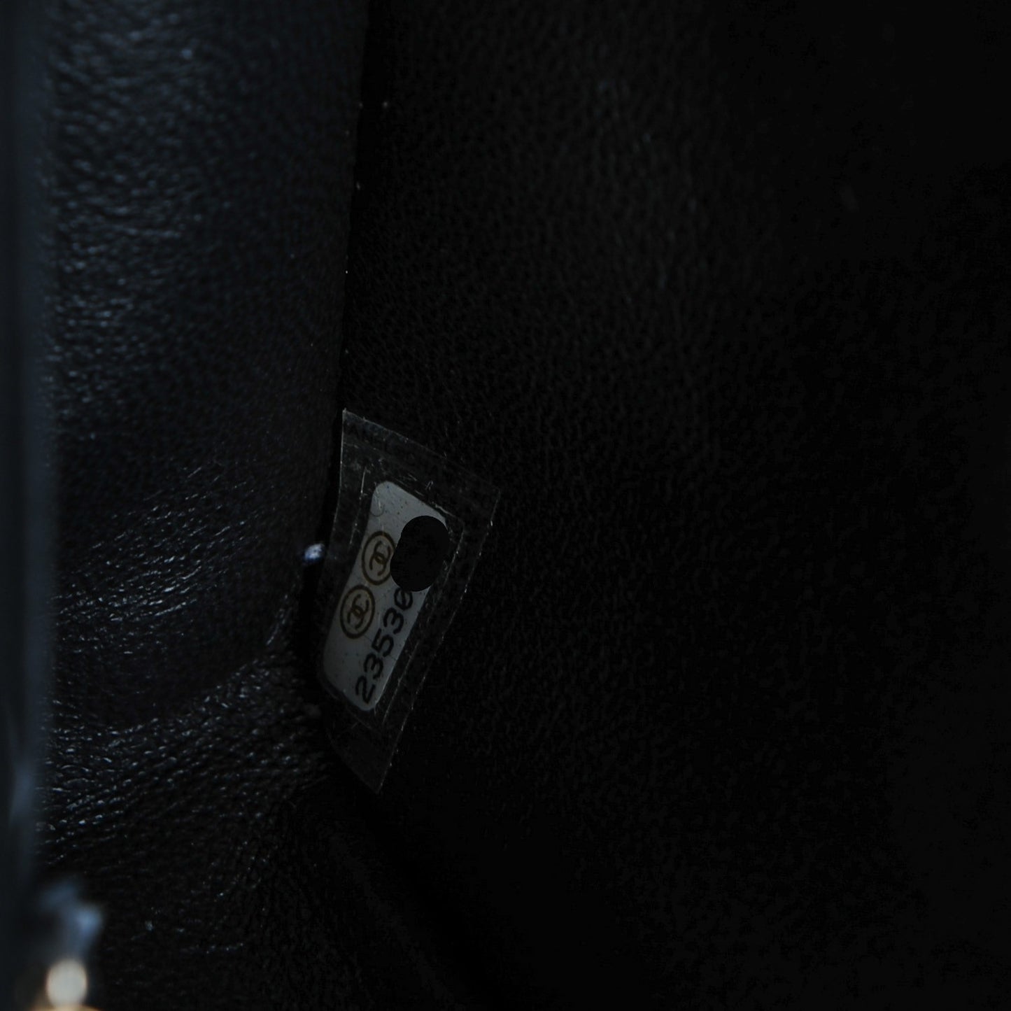 Caviar Quilted Mini Rectangular Flap Black