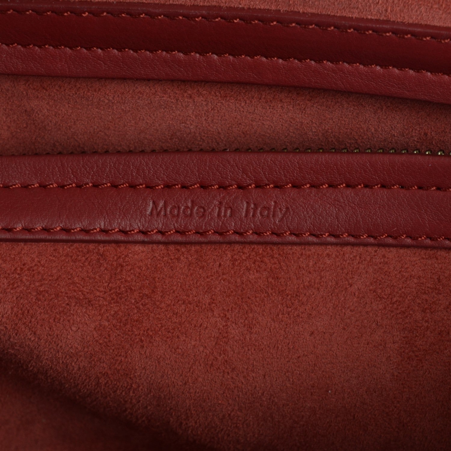 Celine Supple Calfskin Medium Phantom Luggage Red 6 of 8