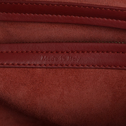 Celine Supple Calfskin Medium Phantom Luggage Red 6 of 8