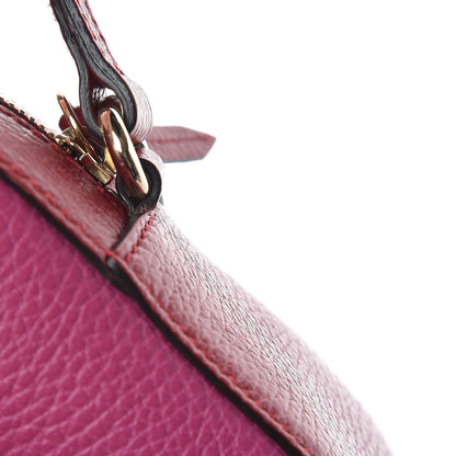 Gucci Dollar Calfskin Bi-Color Small Soho Disco Bag New Rosette Hibiscus Red 15 of 20