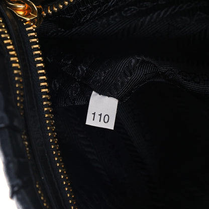 Prada Nappa Gaufre Clutch Nero Black 6 of 11