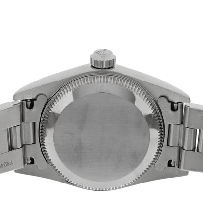 Rolex Stainless Steel 24mm Oyster Perpetual Watch Blue 76080 4 of 4