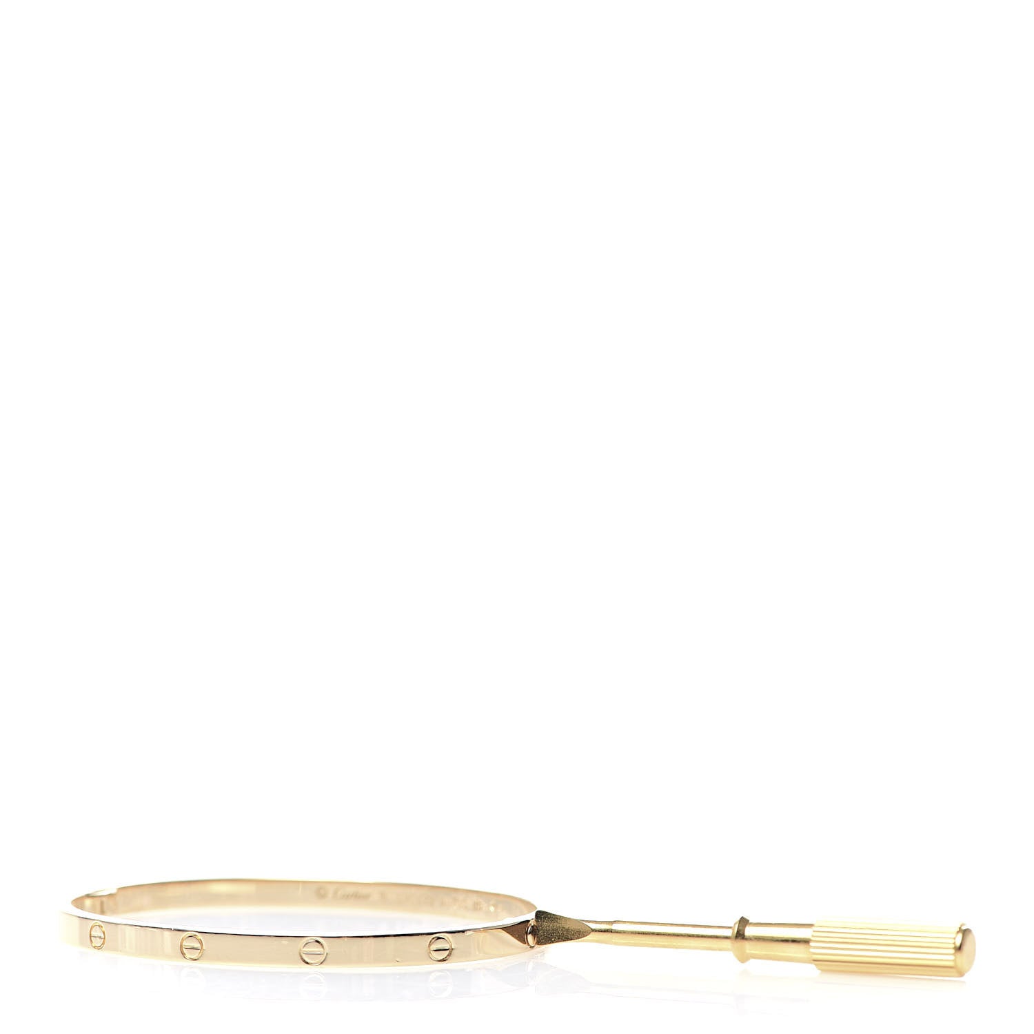 Cartier 18K Yellow Gold Small LOVE Bracelet 16 4 of 7