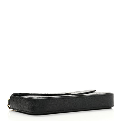 Louis Vuitton Empreinte Pochette Felicie Chain Wallet Black 5 of 12