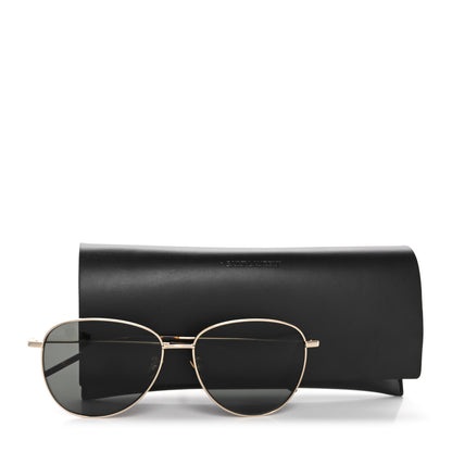 Saint Laurent Metal Aviator SL 328/K Sunglasses Gold Tortoise 7 of 7