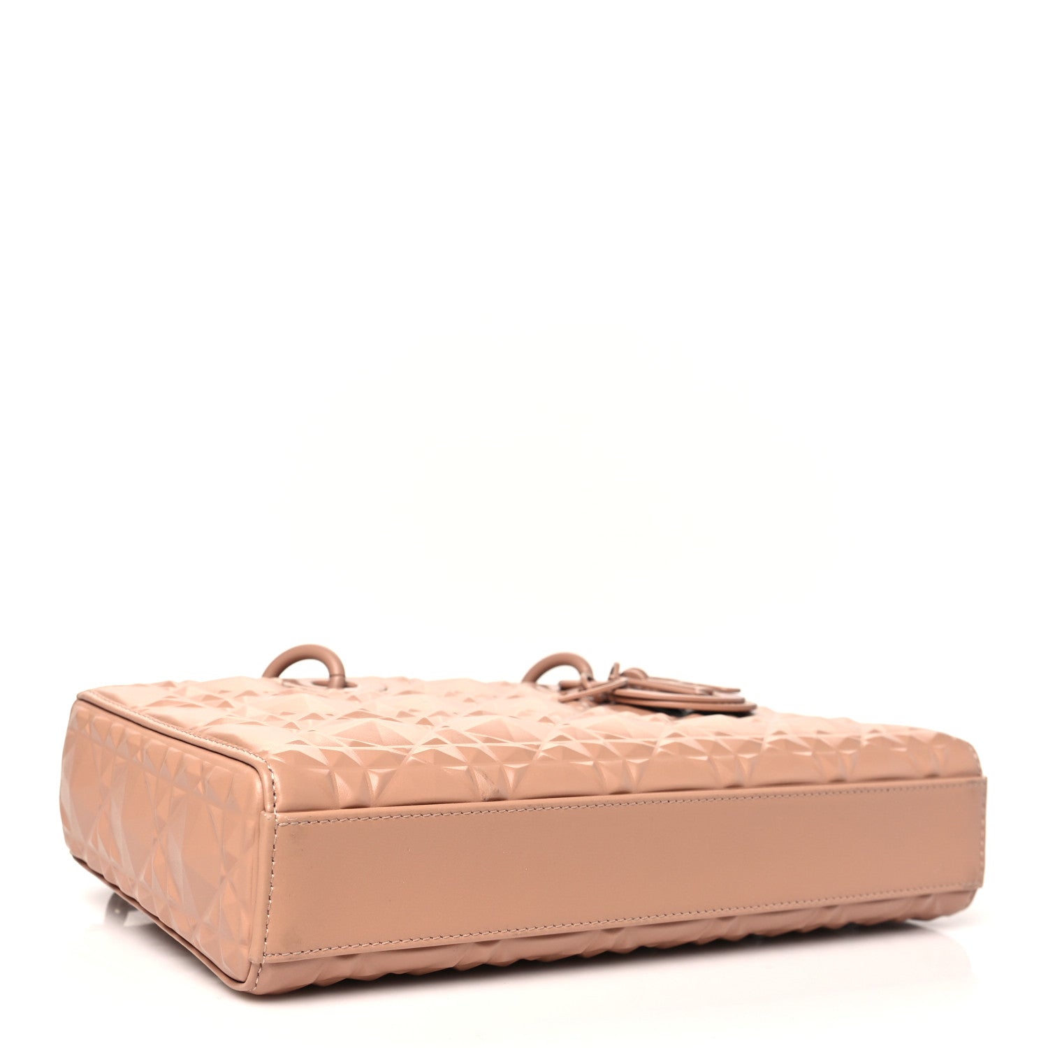 Christian Dior Calfskin Cannage Diamond Medium Lady D-Joy Rose Des Vents 4 of 10