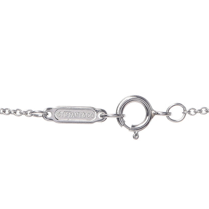 Tiffany Platinum Diamond Jazz Cross Station Pendant Necklace 6 of 7