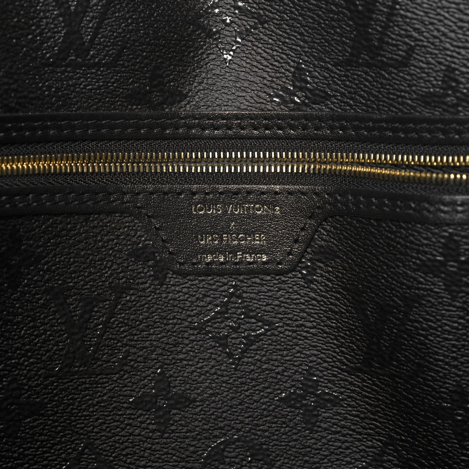 Louis Vuitton X UF Tufted Monogram Neverfull MM Black Red 7 of 11