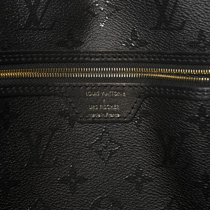 Louis Vuitton X UF Tufted Monogram Neverfull MM Black Red 7 of 11