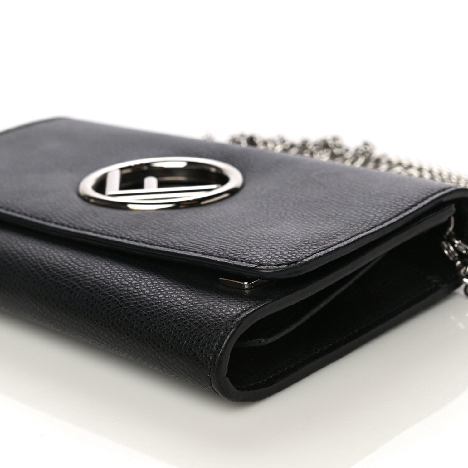 Fendi Vitello Cruise F is Fendi Wallet on Chain Black 11 of 17