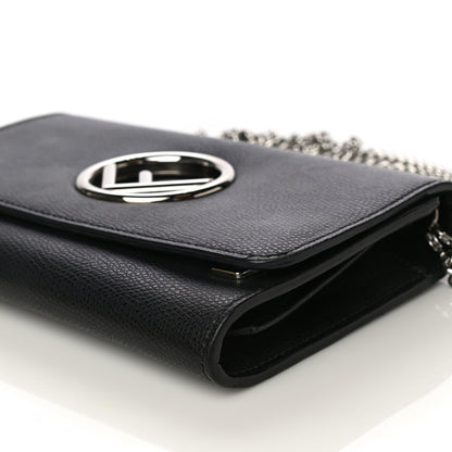 Fendi Vitello Cruise F is Fendi Wallet on Chain Black 11 of 17