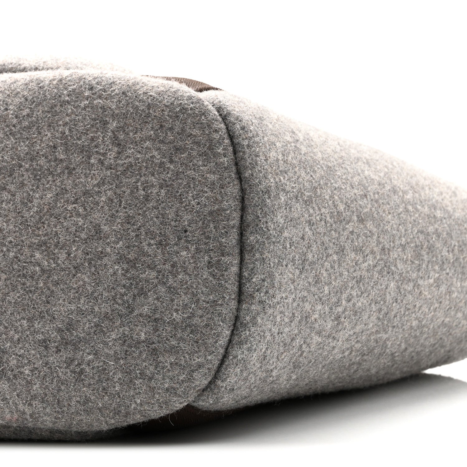 Hermes Felt Sac De Pansage Groom Bag Acier 9 of 9