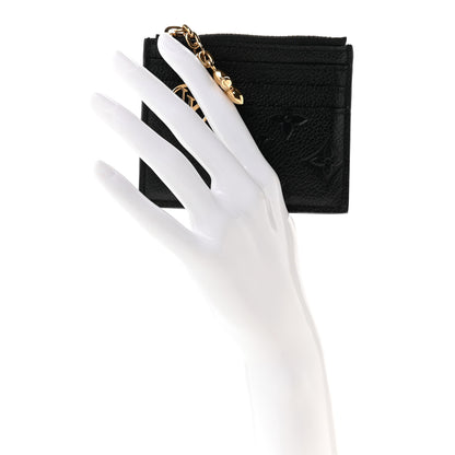 Louis Vuitton Empreinte Charms Card Holder Black 2 of 7