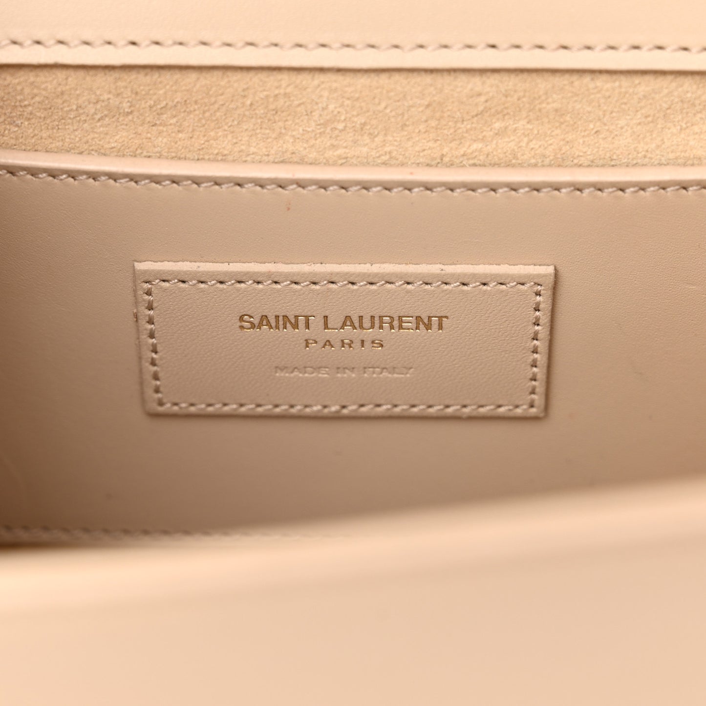Smooth Calfskin Medium Classic Monogram Kate Tassel Satchel Nude Powder