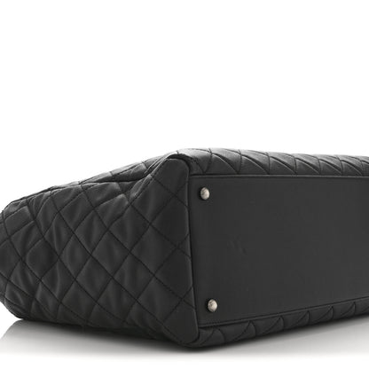 Chanel Caviar Quilted Large Coco Handle Shopping Tote Black 10 of 11