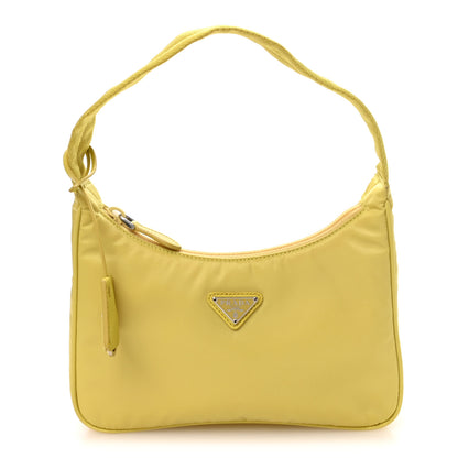 Prada Tessuto Nylon Saffiano Mini Re-Edition 2000 Bag Ananas 1 of 12