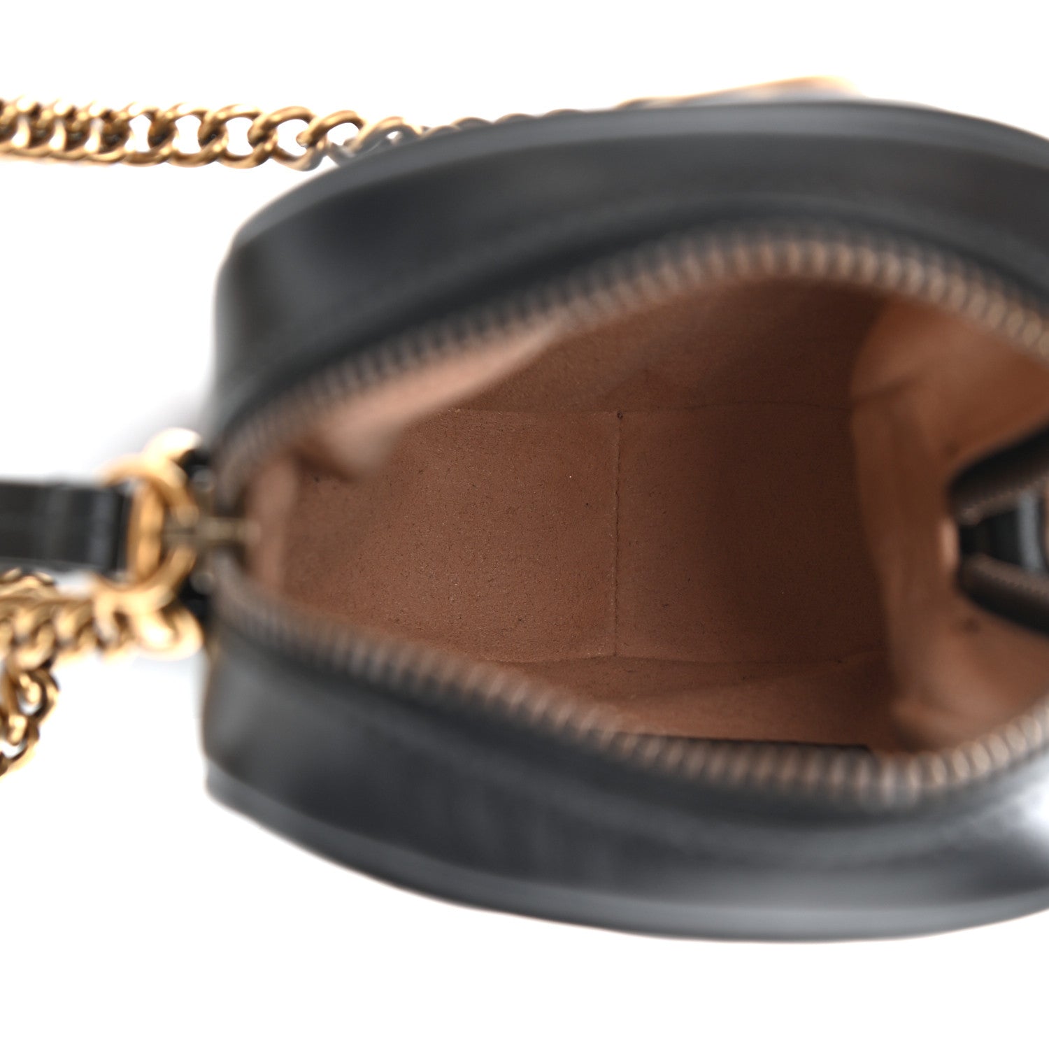 Gucci Calfskin Matelasse Mini GG Marmont Crossbody Bag Black 5 of 11