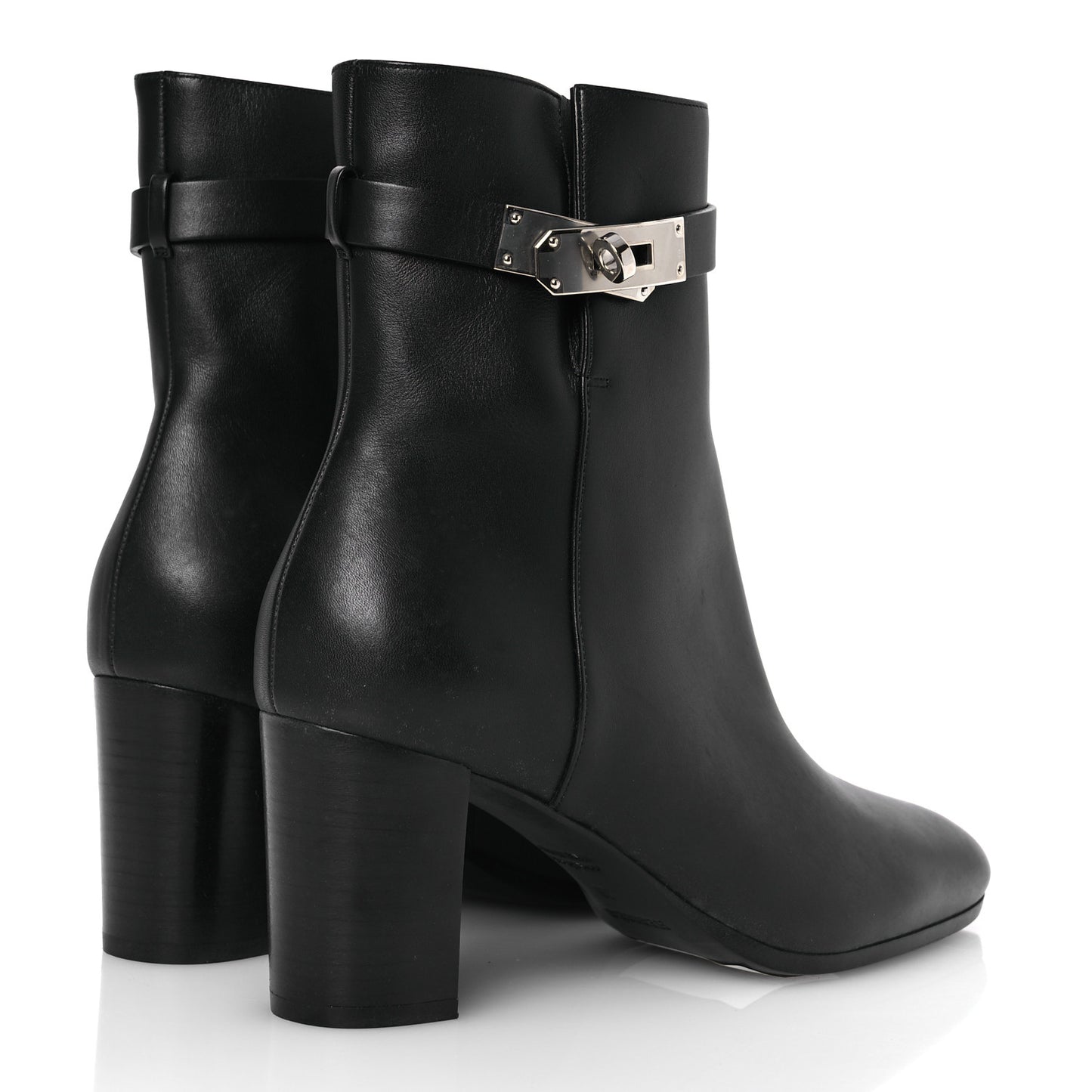 Calfskin Saint Germain Ankle Boots 39 Black