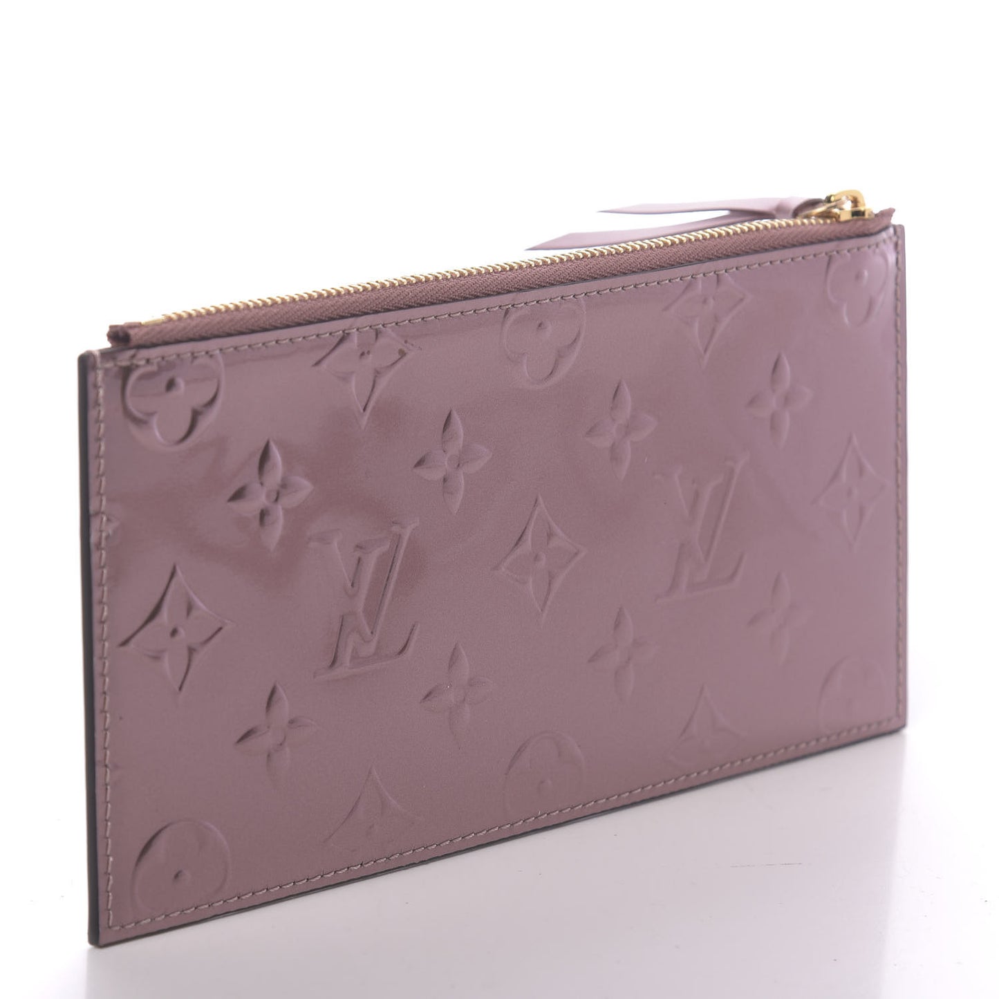 Vernis Felicie Chain Wallet Zippered Insert Rose Cuivre