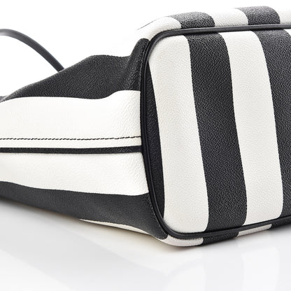 Givenchy Coated Canvas Striped Large Antigona Tote Black White 22 of 23