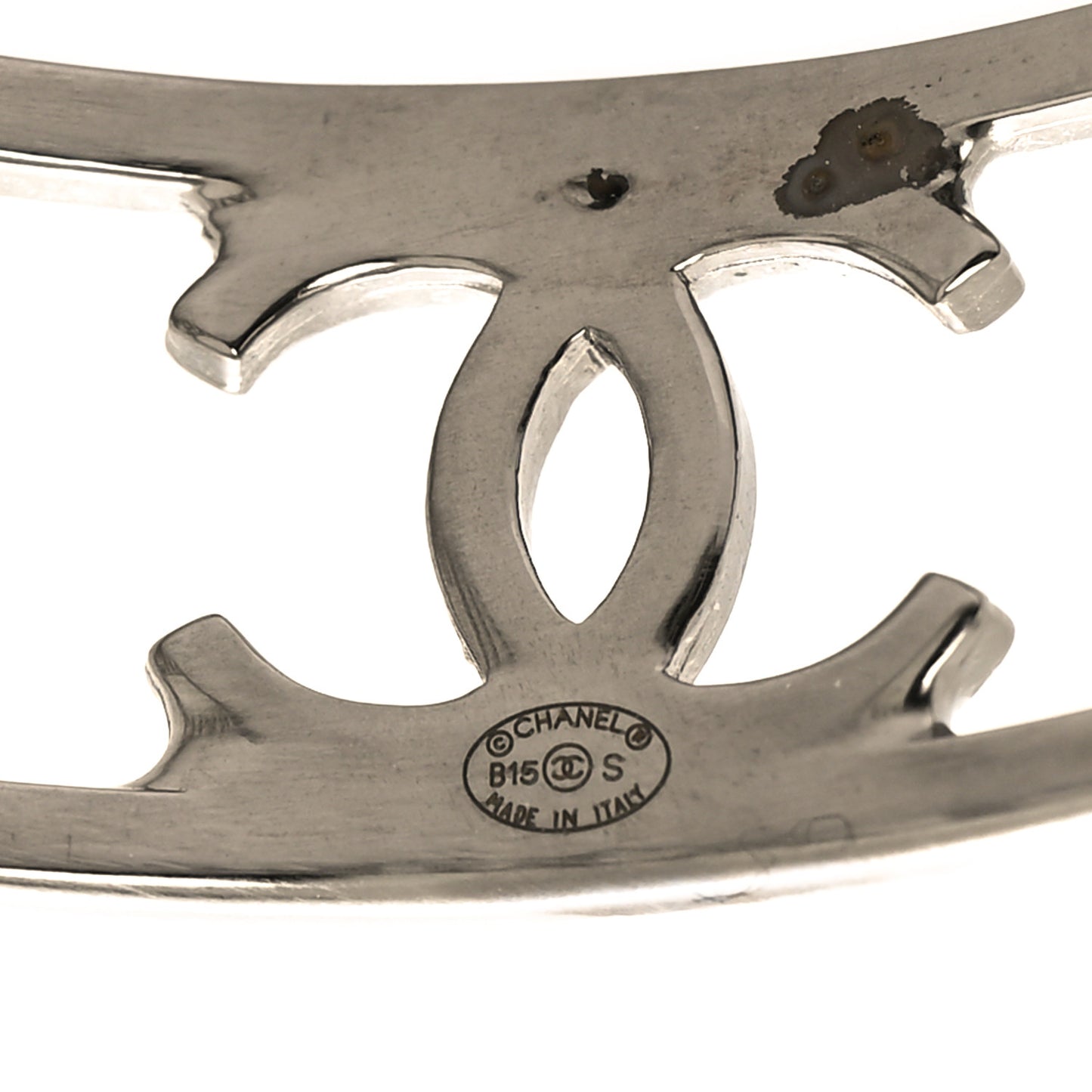 Ruthenium Logo Cuff Bracelet