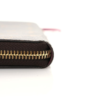 Louis Vuitton Monogram Clemence Wallet Fuchsia 9 of 9