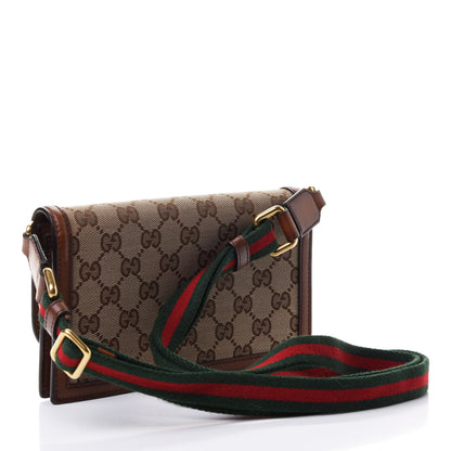 Gucci Monogram Lady Web Convertible Wallet Beige Cuir 2 of 4