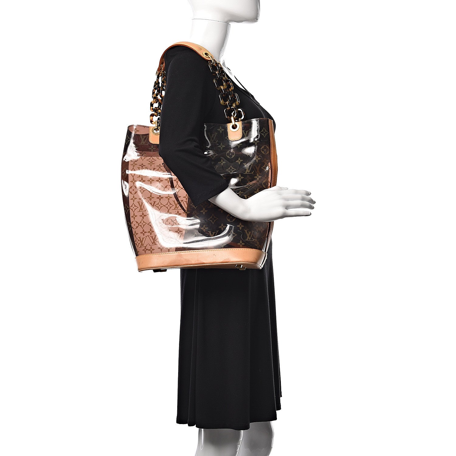 Louis Vuitton Vinyl Cabas Sac Ambre MM 2 of 10