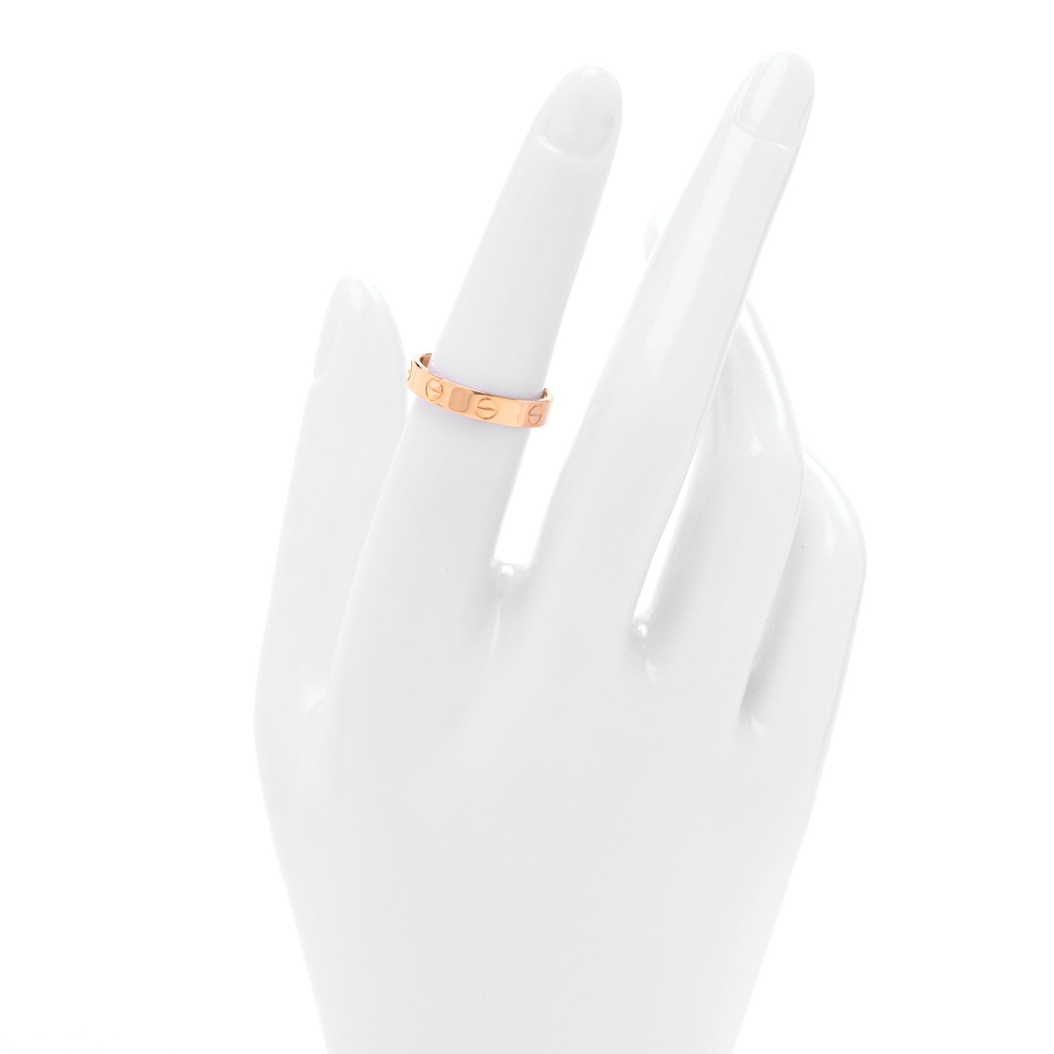 Cartier 18K Pink Gold 3.5mm LOVE Wedding Band Ring 52 6 2 of 4