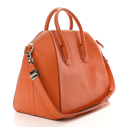 Givenchy Sugar Goatskin Medium Antigona Orange 3 of 13