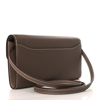 Hermes Evercolor Constance Wallet To Go Etoupe 3 of 9