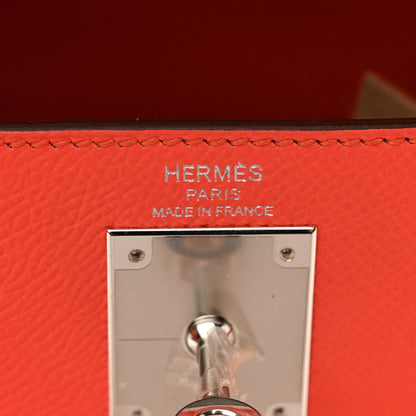 Hermes Epsom Kelly Sellier 28 Rose Texas 6 of 13
