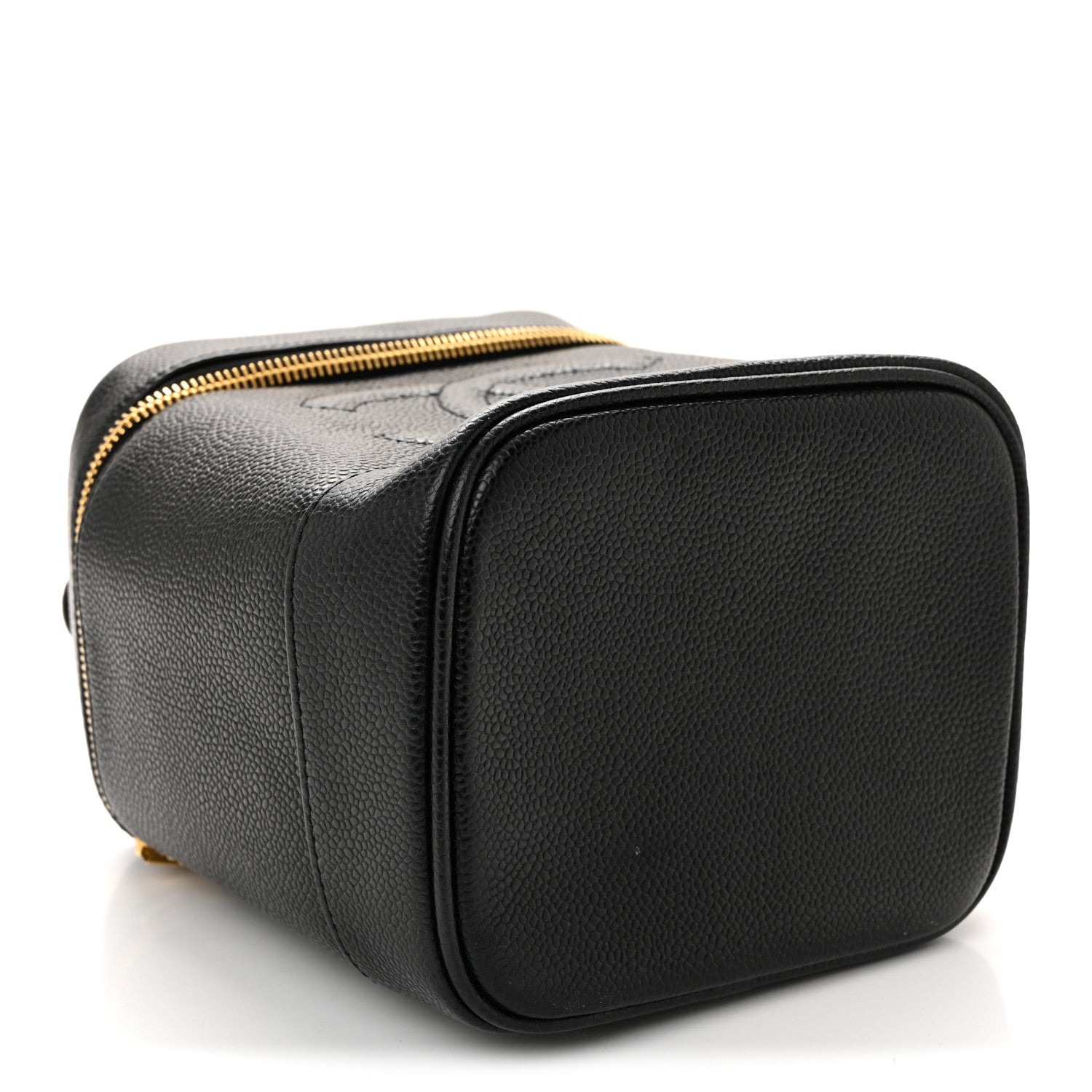 Chanel Caviar Vanity Cosmetic Case Black 4 of 10