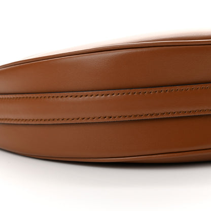 Prada Soft Calfskin Arque Shoulder Bag Cognac 8 of 10