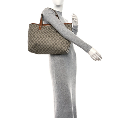 Gucci GG Plus Monogram Medium Signature Web Loop Tote Light Brown 3 of 9