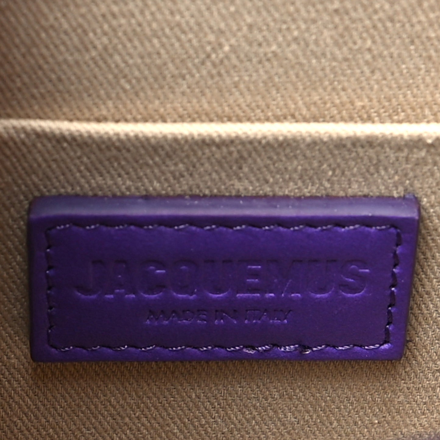 Smooth Calfskin Le Grand Chiquito Purple