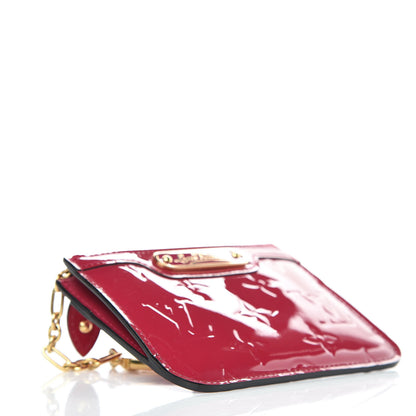 Louis Vuitton Vernis Key Pouch Rose Indien 4 of 6