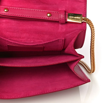 Saint Laurent Calfskin Small Classic Y Satchel Fuchsia 5 of 18