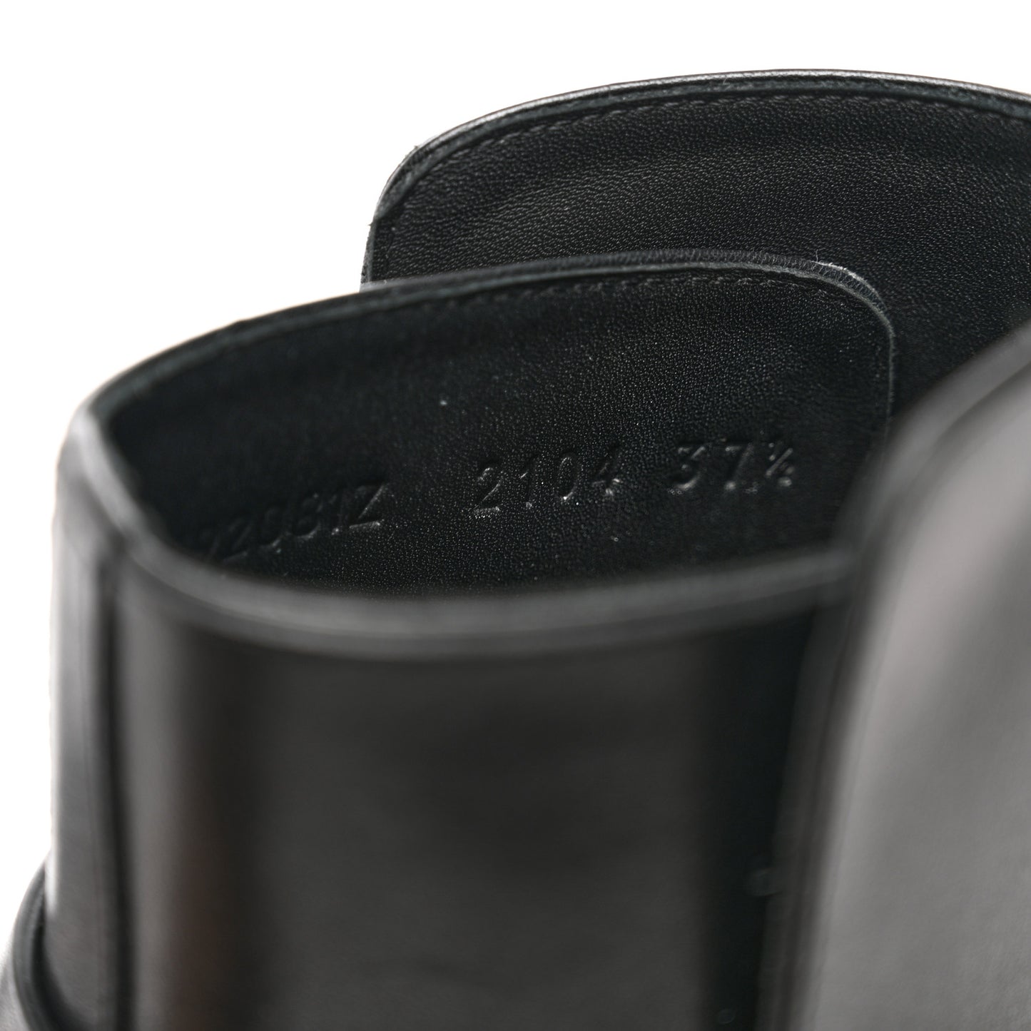 Calfskin Veo Ankle Boots 37.5 Black