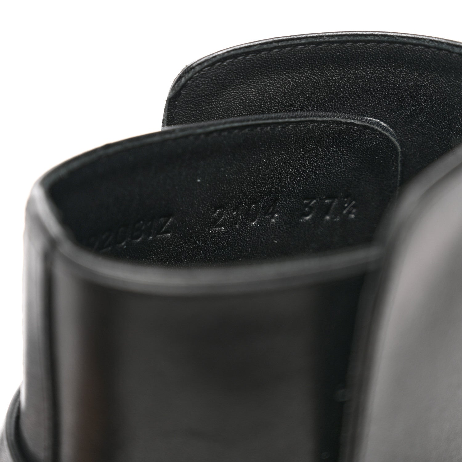 Hermes Calfskin Veo Ankle Boots 37.5 Black 9 of 9