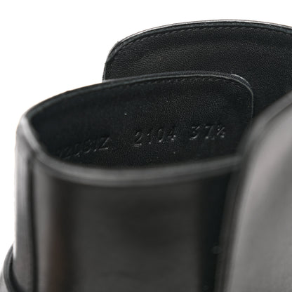 Hermes Calfskin Veo Ankle Boots 37.5 Black 9 of 9