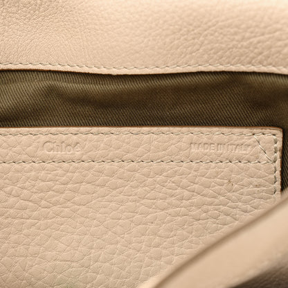 Chloe Grained Calfskin Medium Marcie Saddle Bag Beige 6 of 19