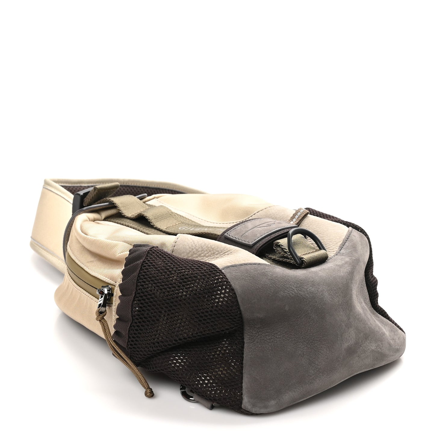 Nylon Nubuck G-Trail Small Sling Bag Taupe Anthracite Sand