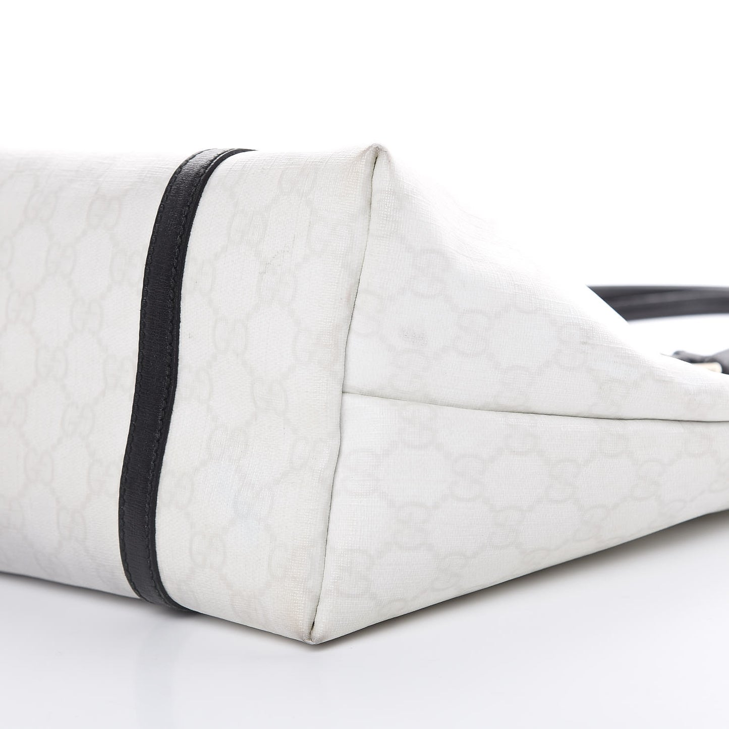 GG Plus Monogram Medium Joy Tote White