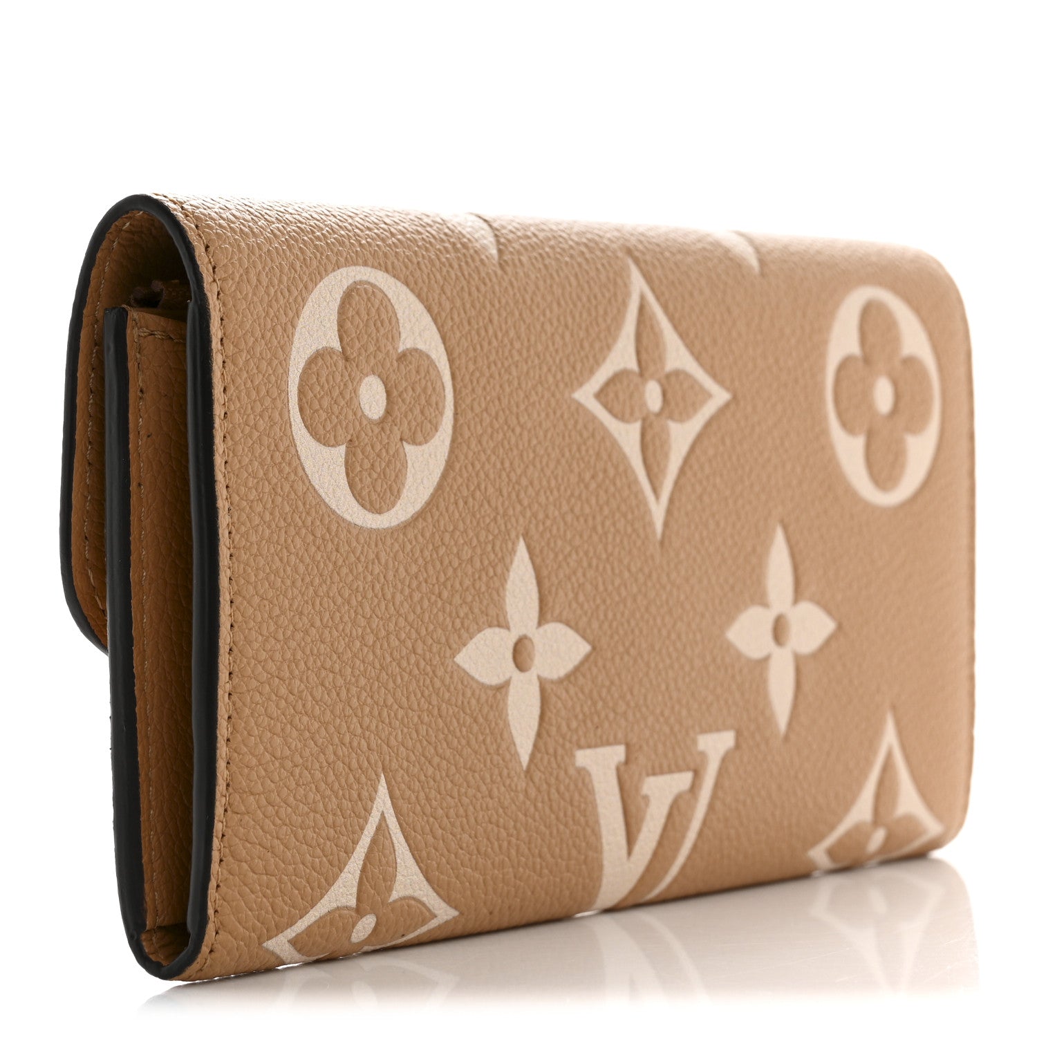 Louis Vuitton Empreinte Monogram Giant Emilie Wallet Arizona Creme 3 of 6