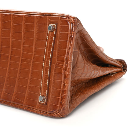 Hermes Matte Alligator Birkin 35 Fauve 9 of 9