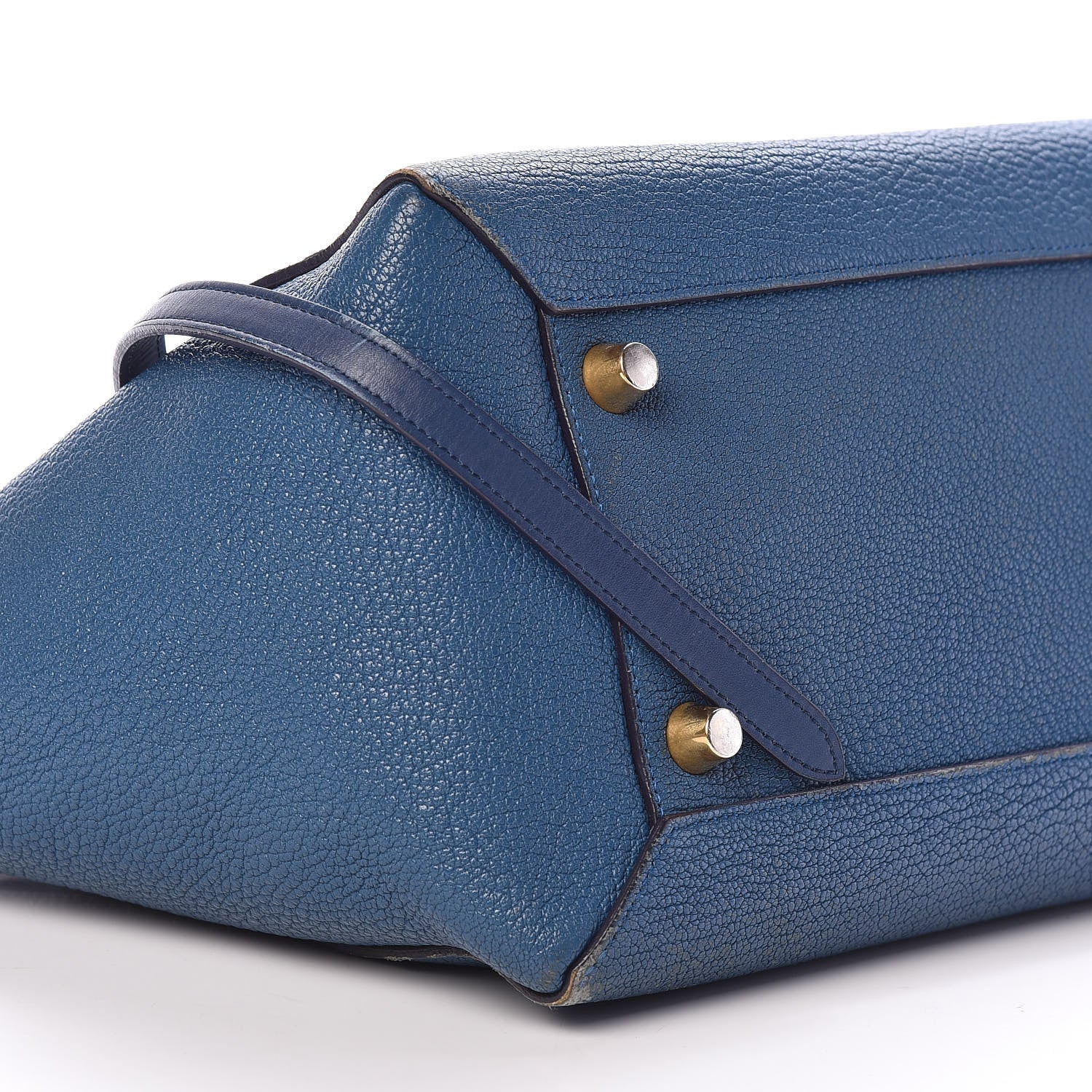 Celine Goatskin Smooth Calfskin Mini Belt Bag Sea 6 of 18