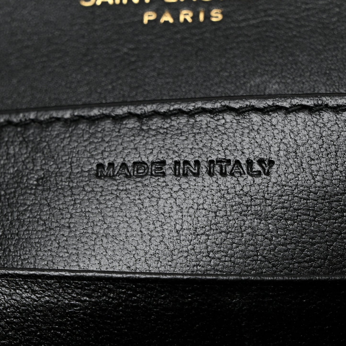 Patent Monogram Cassandra Chain Wallet Black