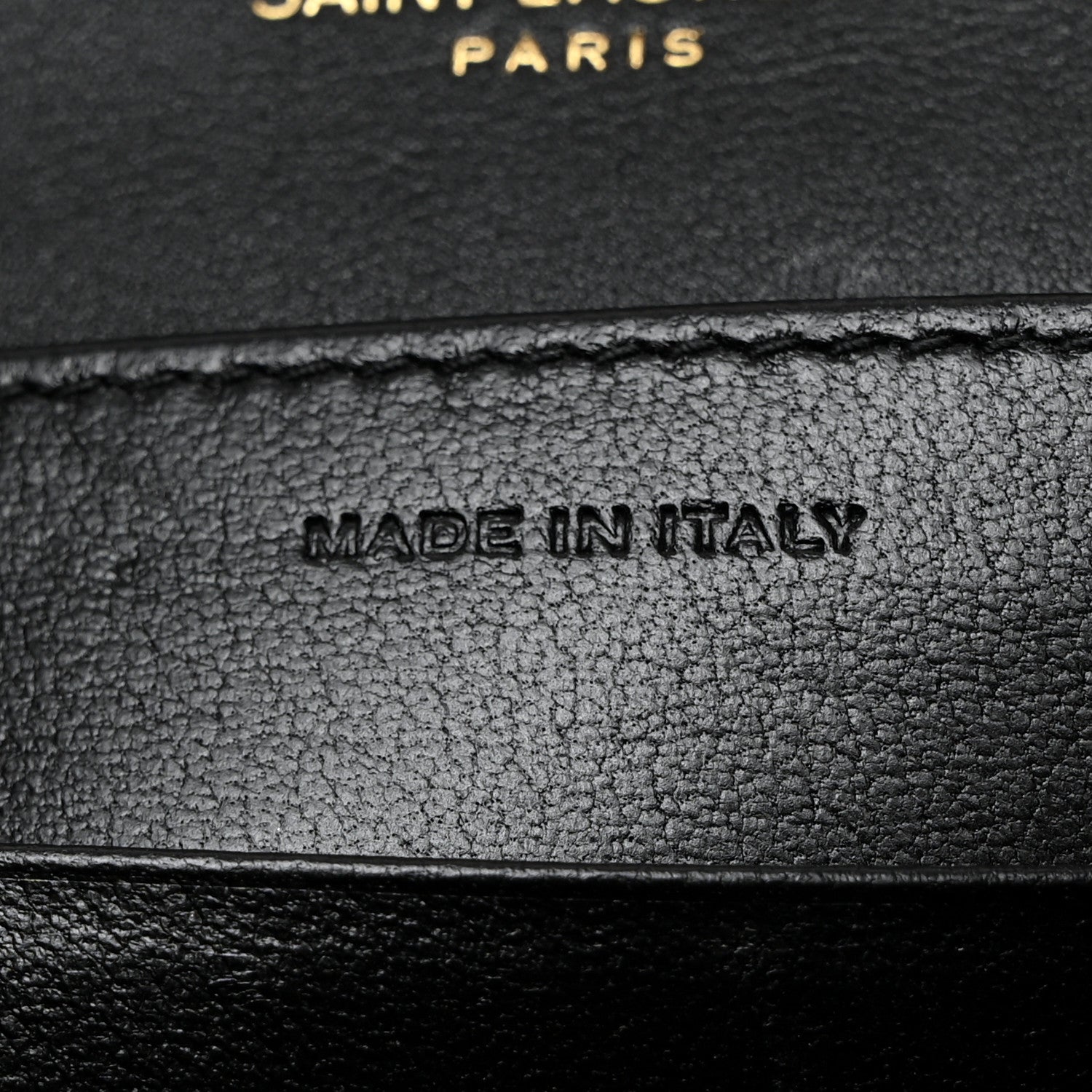 Saint Laurent Patent Monogram Cassandra Chain Wallet Black 7 of 10