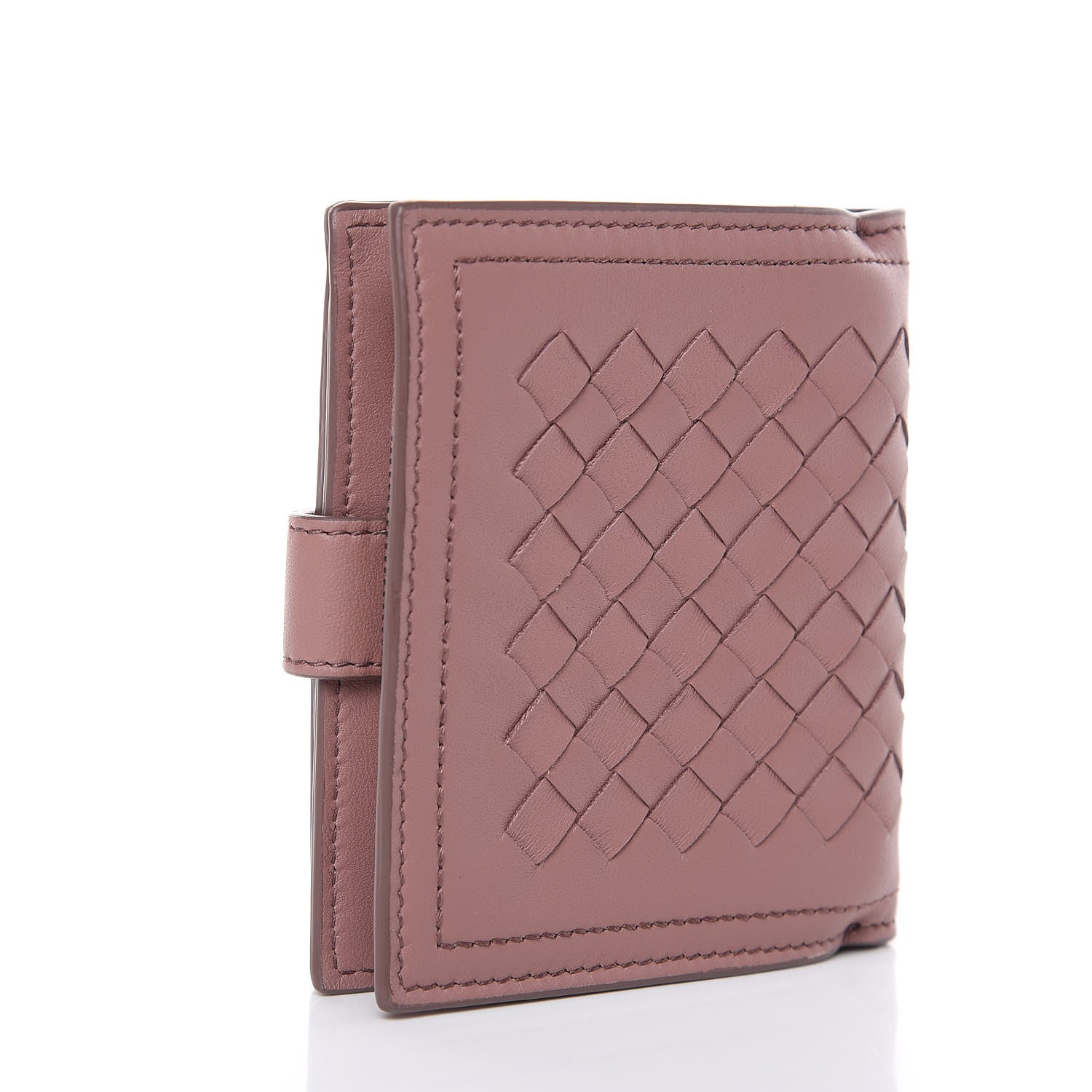 Bottega Veneta Nappa Intrecciato French Wallet Deco Rose 3 of 9